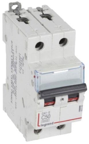 Выключатель автоматический Legrand DX3-E 6000 2п 50А C 10кА картинка